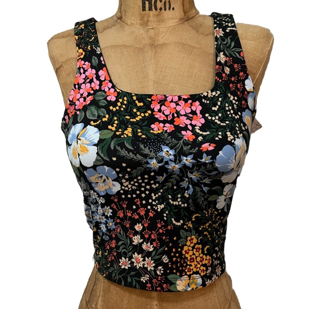 NWT Laura Ashley Floral 2pc Yoga Set XS - Picture 2 of 9